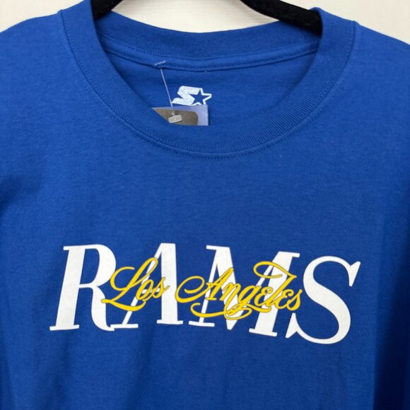 NWT NFL Men's Los Angeles Rams Starter Royal and Sol Collection T-Shirt, XL Blue - Picture 4 of 16
